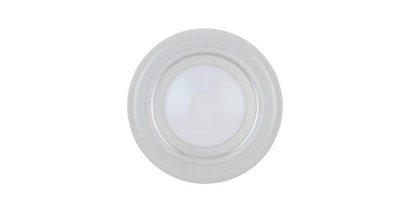LED-DECKENLEUCHTE 38/7 cm - Chromfarben/Weiß, Trend, Kunststoff/Metall (38/7cm) - Novel