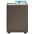 NACHTKÄSTCHEN Braun - Braun, Design, Glas/Textil (42/58/42cm) - BOXXX