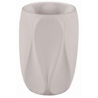 ZAHNPUTZBECHER TREVI  - Hellgrau, KONVENTIONELL, Keramik (7,8/11,3cm) - Kleine Wolke