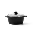 KOCHTOPF Turin 3,3 L  - Klar/Edelstahlfarben, KONVENTIONELL, Glas/Kunststoff (24/11,5cm) - Homeware Profession.