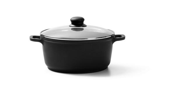 KOCHTOPF Turin 3,3 L - Klar/Edelstahlfarben, KONVENTIONELL, Glas/Kunststoff (24/11,5cm) - Homeware Profession.