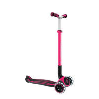 KINDERSCOOTER ACE LIGHTS  - Fuchsia, Basics, Kunststoff (61/37/94,5cm) - GLOBBER