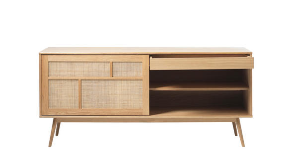 SIDEBOARD in 180/79/45 cm - Eichefarben/Naturfarben, Trend, Naturmaterialien/Holzwerkstoff (180/79/45cm) - Carryhome