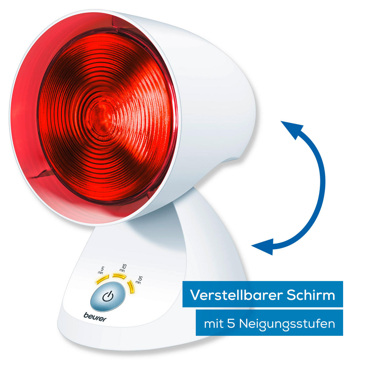 INFRAROTLAMPE  - Weiss, Basics (15,6/22,7/17,5cm) - Beurer