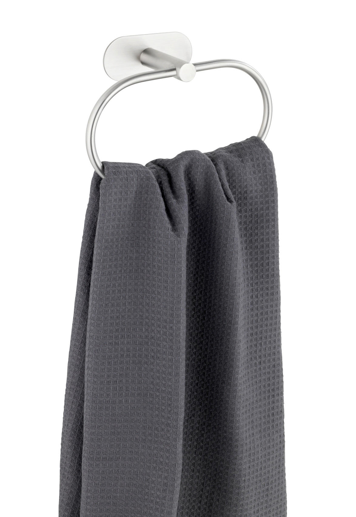 HANDTUCHHALTER Edelstahlfarben  - Edelstahlfarben, Basics, Metall (20,5/12,5/7,5cm) - Wenko