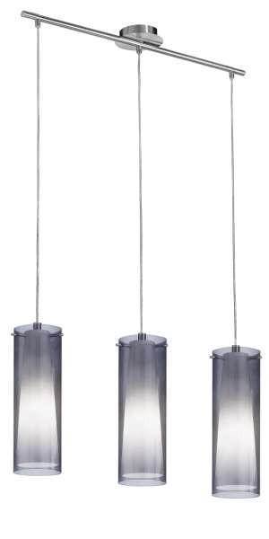 HÄNGLAMPA 72,5/7/110 cm  - vit/svart, Basics, metall/glas (72,5/7/110cm) - Eglo