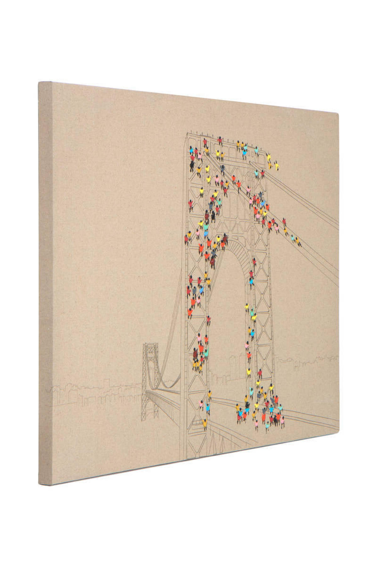 ÖLGEMÄLDE 100/75 cm  - Multicolor, Trend, Holz/Kunststoff (100/75cm) - Kayoom