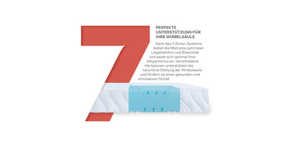 KOMFORTSCHAUMMATRATZE 120/200 cm Höhe ca. 14 cm - Basics, Textil (120/200cm) - Xora