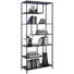 REGAL in Schwarz - Schwarz, Trend, Metall (80/190/35cm) REGAL in Schwarz - Schwarz, Trend, Metall (80/190/35cm)