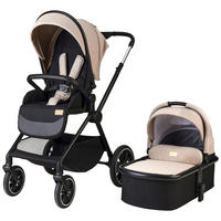 BARNVAGNSSET  - beige/svart, Trend, metall/textil (73/61/110cm) - Jimmylee