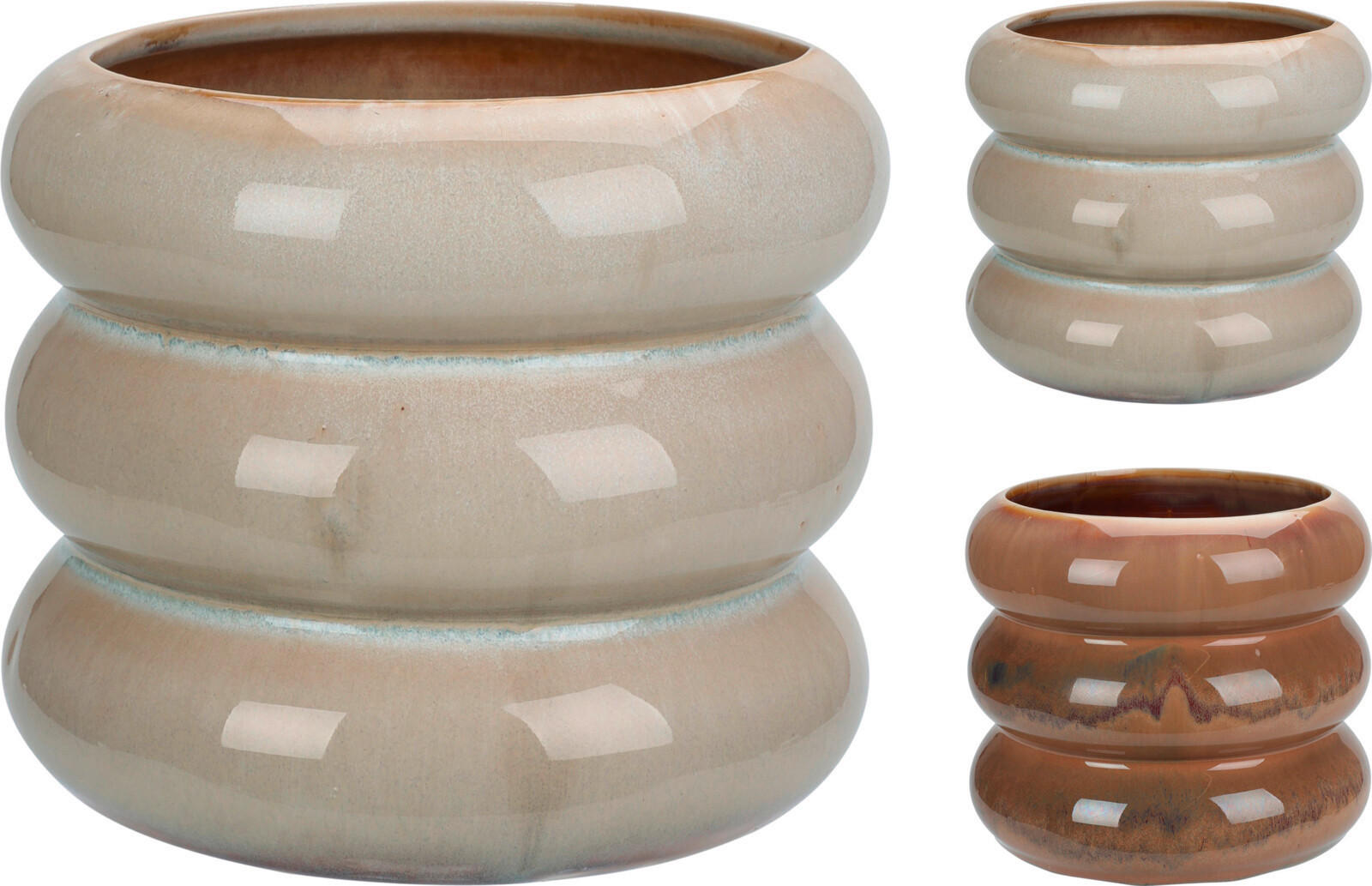 KVĚTINÁČ NA KVĚTINY keramika, 13.5/13.5/11.5 cm - Design, keramika (13.5/13.5/11.5cm)