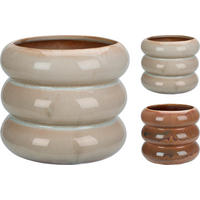 KVĚTINÁČ NA KVĚTINY keramika, 13.5/13.5/11.5 cm - Design, keramika (13.5/13.5/11.5cm)
