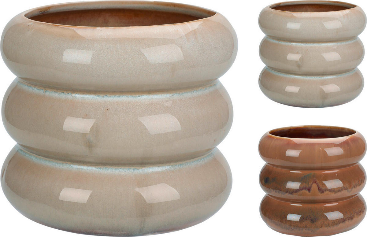 KVĚTINÁČ NA KVĚTINY keramika, 13.5/13.5/11.5 cm - Design, keramika (13.5/13.5/11.5cm)