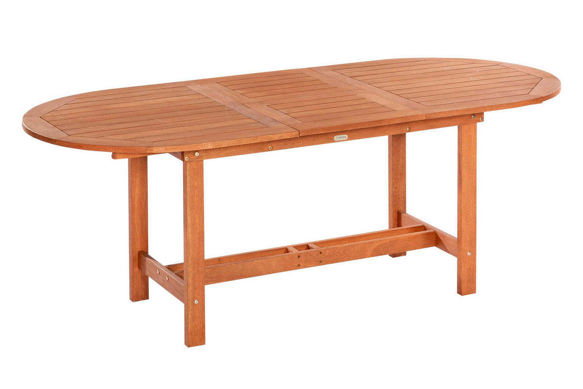 GARTENTISCHGRUPPE  - Eukalyptusholzfarben, KONVENTIONELL, Holz - Gardenson