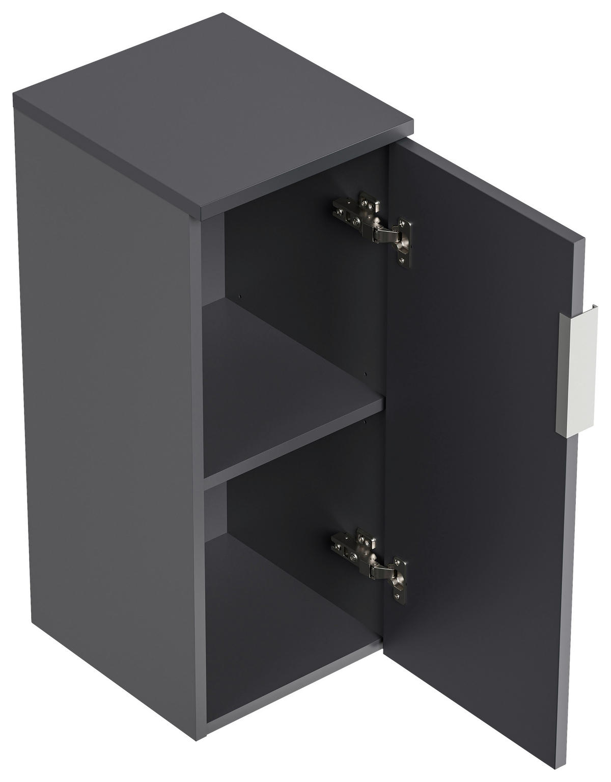 WASCHTISCHKOMBI 59,5 cm  - Graphitfarben/Weiß, Basics, Holzwerkstoff/Stein (59,5cm) - MID.YOU