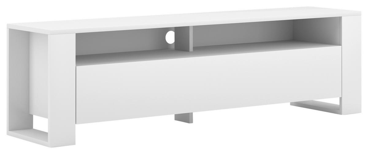LOWBOARD  in 140/40/32 cm  - Weiß, Design, Holzwerkstoff/Kunststoff (140/40/32cm) - MID.YOU