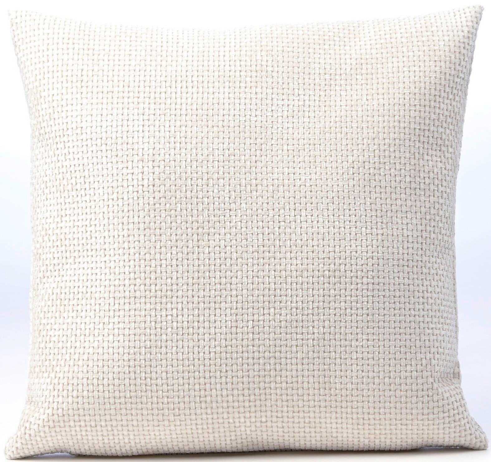 DEKORAČNÝ VANKÚŠ 50/50 cm - sivobiela, Basics, textil (50/50cm) - Novel