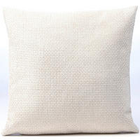 DEKORAČNÝ VANKÚŠ 50/50 cm - sivobiela, Basics, textil (50/50cm) - Novel