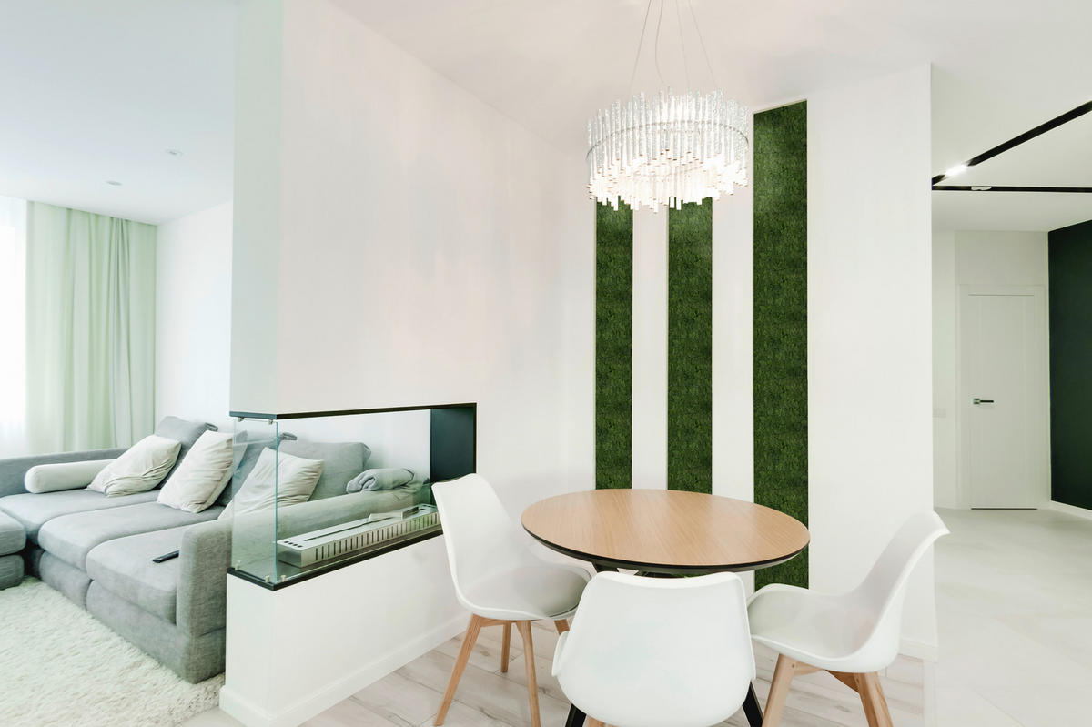 AKUSTIKPANEEL Modular Wall System Design Moos 52/52/4 cm  - Grün, KONVENTIONELL, Naturmaterialien (52/52/4cm) - Jangal