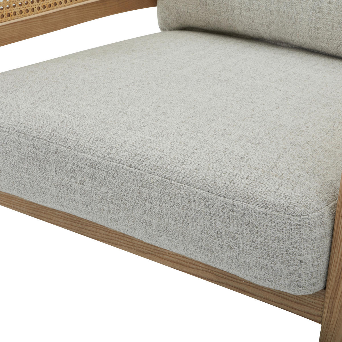 FOTEL - világosszürke, Lifestyle, textil/fa (71/73/80cm) - Livetastic