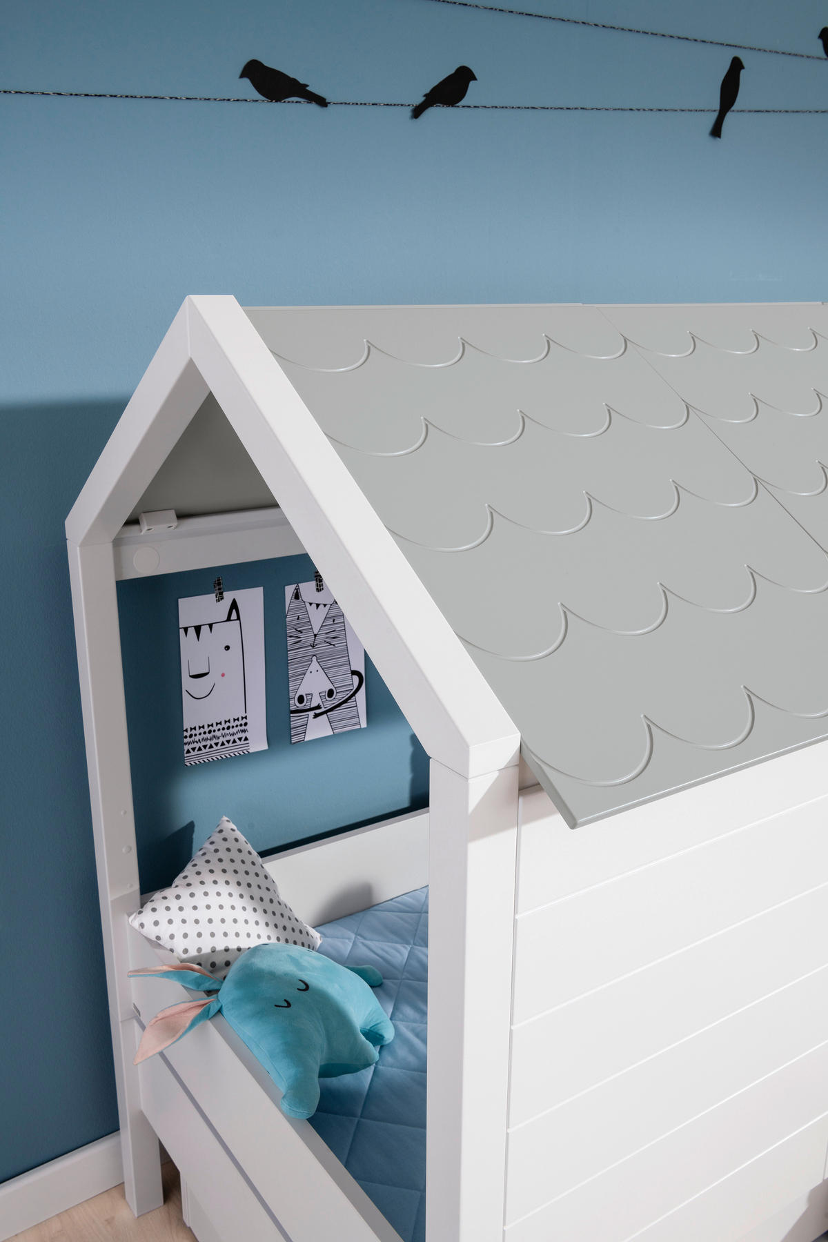 HAUSBETT 90/200 cm Weiss  - Weiss, Konventionell, Holzwerkstoff (90/200cm) - Paidi