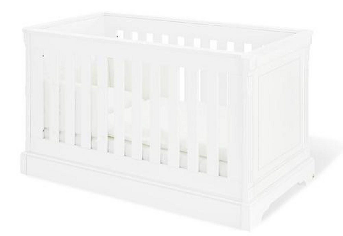 GITTERBETT PINOLINO EMILIA 151/81/88 cm  - Weiß, ROMANTIK / LANDHAUS, Holzwerkstoff (151/81/88cm) - Pinolino
