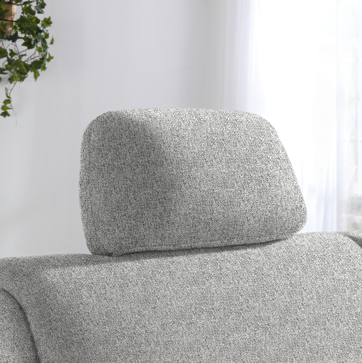 SCHLAFSOFA  in Mikrovelours Naturfarben  - Alufarben/Naturfarben, KONVENTIONELL, Kunststoff/Textil (176/88/91cm) - Sedda