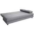SCHLAFSOFA Taras  mit Stoffauswahl Webstoff Hellgrau  - Hellgrau/Schwarz, Design, Kunststoff/Textil (197/77/81cm) - Xora