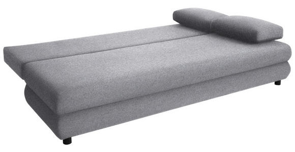 SCHLAFSOFA Taras  mit Stoffauswahl Webstoff Hellgrau  - Hellgrau/Schwarz, Design, Kunststoff/Textil (197/77/81cm) - Xora