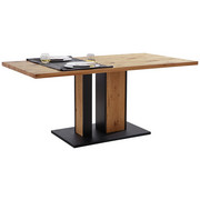 ESSTISCH in Holz, Metall 180/90/76 cm - Eichefarben/Anthrazit, KONVENTIONELL, Holz/Metall (180/90/76cm) - Linea Natura