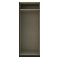 KLEIDERSCHRANKKORPUS 91,1/242,2/56,5 cm  - Anthrazit, KONVENTIONELL, Holzwerkstoff (91,1/242,2/56,5cm) - Hom`in