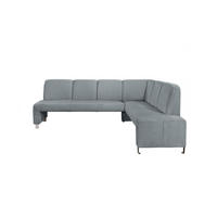 KLUPA KUTNA  tamno siva  drvo, tekstil, drvni materijal      - srebrne boje/tamno siva, Moderno, drvni materijal/drvo (263/198cm) - Livetastic