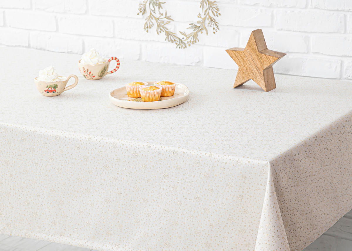 ASZTALI FUTÓ   - aranyszínű, Basics, textil (40/140cm)