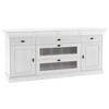 SIDEBOARD  in 185/85/45 cm  - Weiß/Kupferfarben, ROMANTIK / LANDHAUS, Glas/Holz (185/85/45cm) - Boxxx