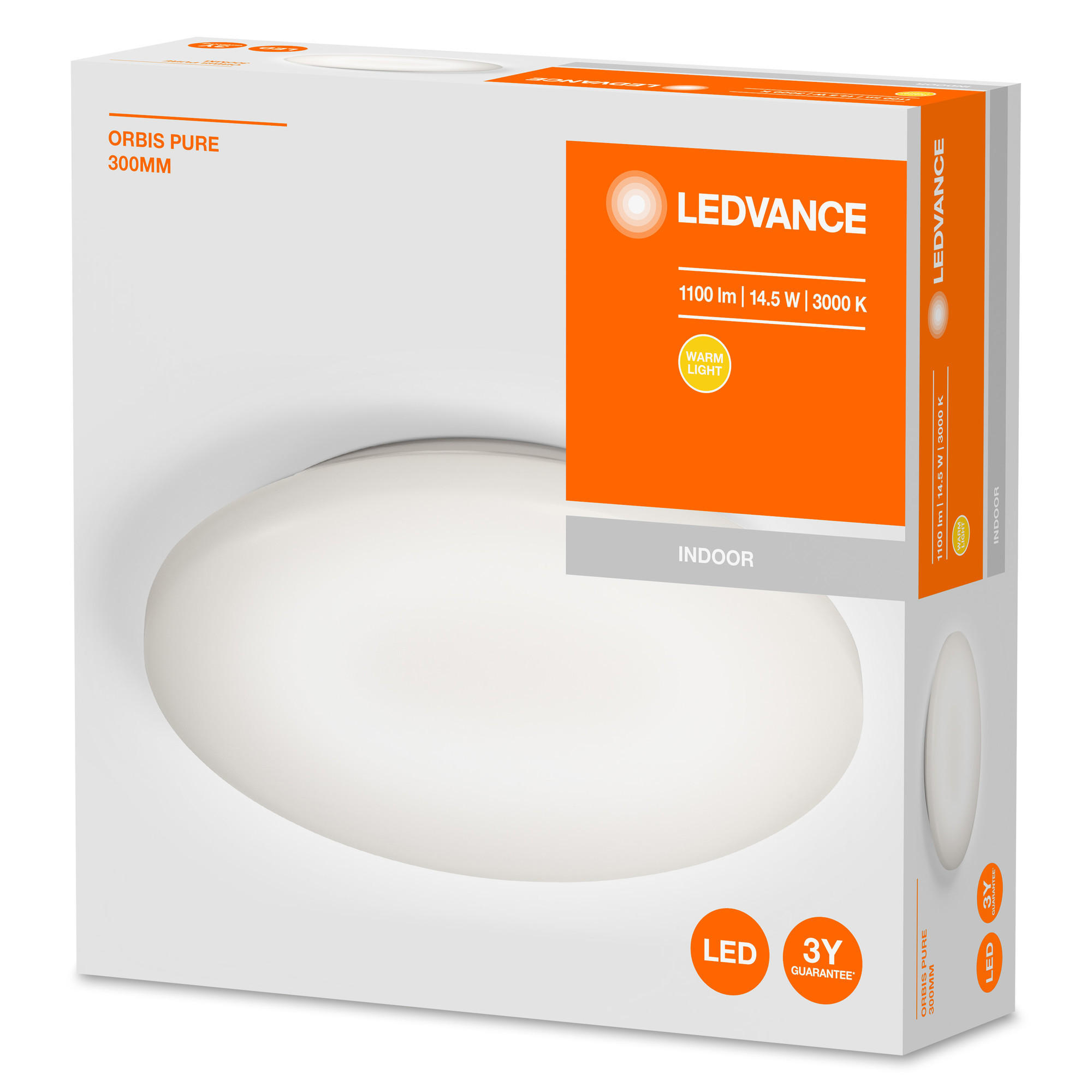 LED-DECKENLEUCHTE Orbis Pure 58,7/34,7/35,9 cm   - Basics (58,7/34,7/35,9cm) - Ledvance