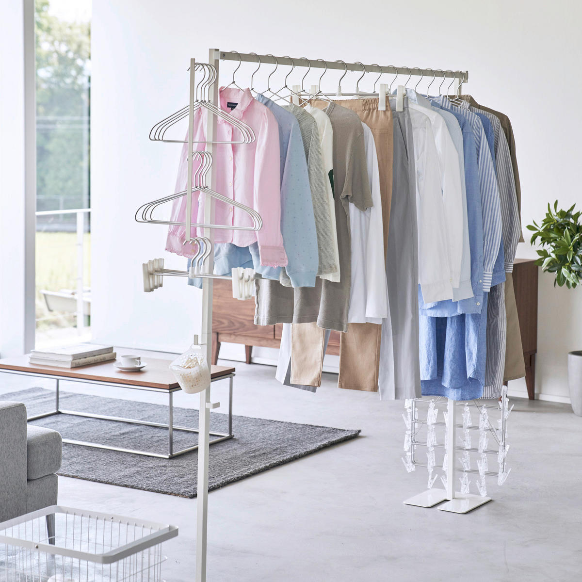 KLEIDERSTÄNDER Weiss   - Weiss, Basics, Metall (175/25/160cm)
