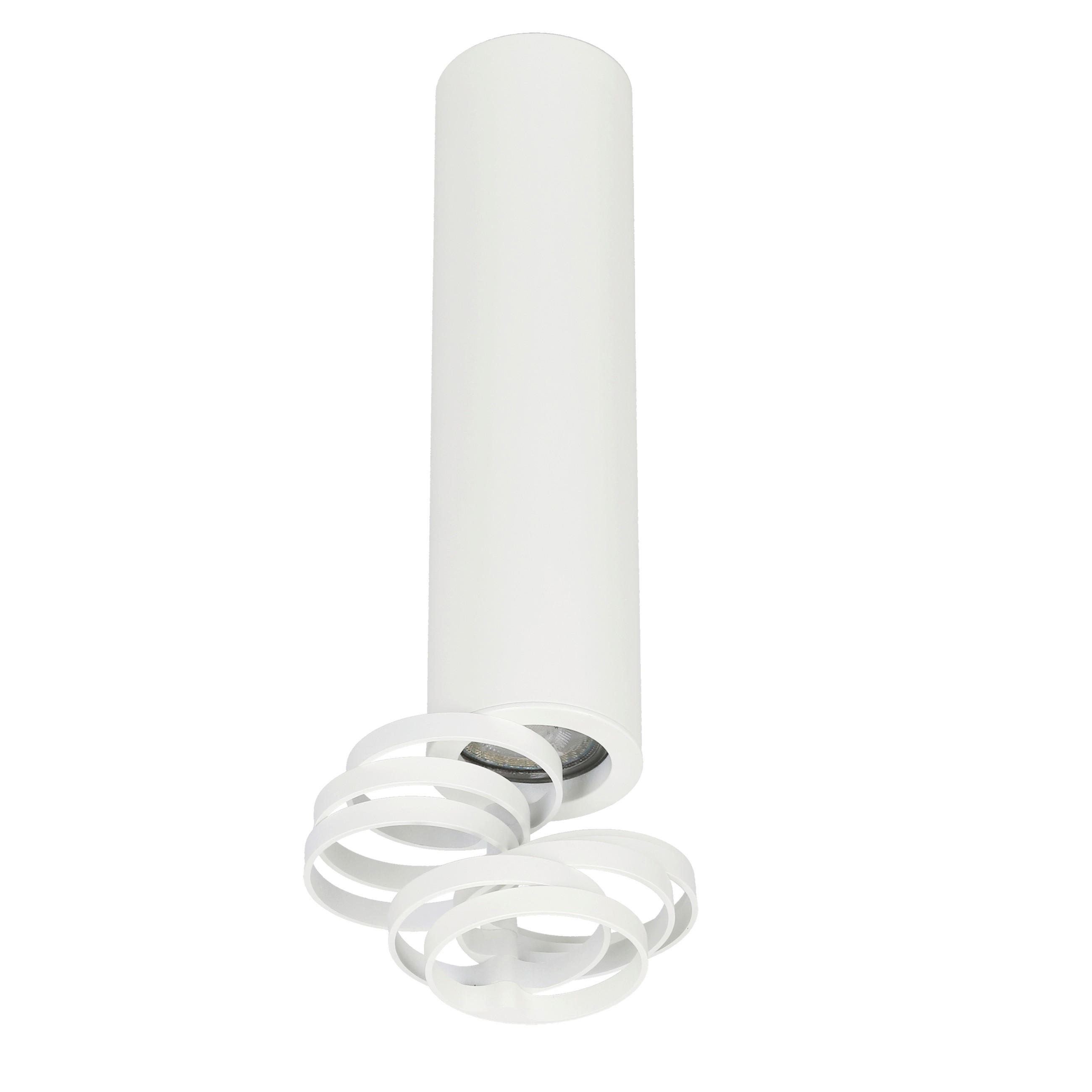 XXXLutz Deckenleuchte Tuba Weiß 6x20x6 cm