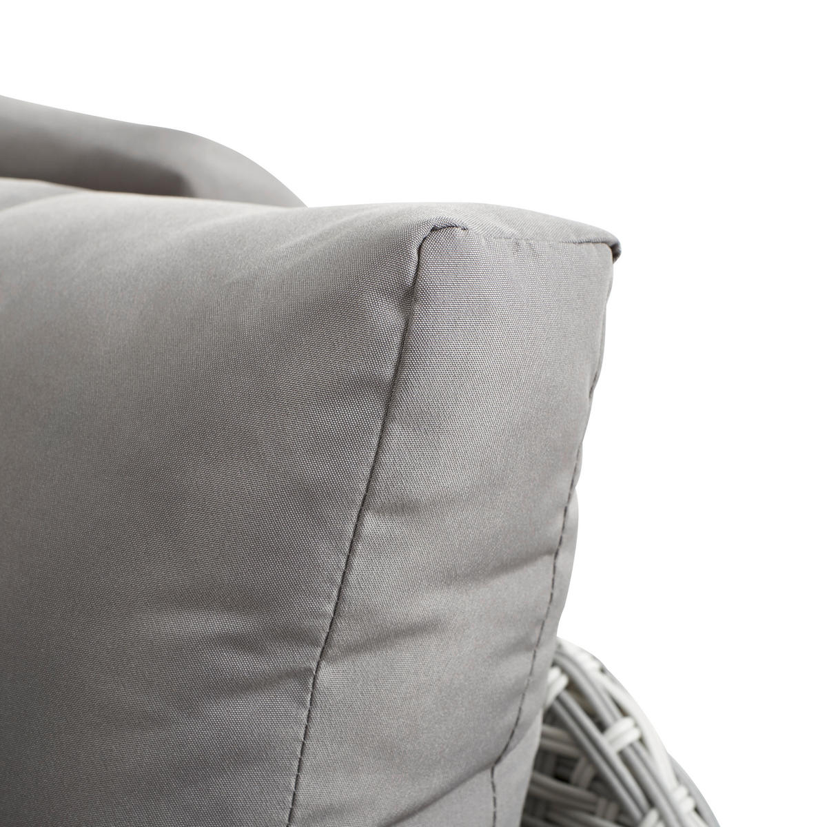 GARTENMUSCHEL 154/137/192 cm Aluminium  - Grau, MODERN, Kunststoff/Textil (154/137/192cm) - Ambia Garden