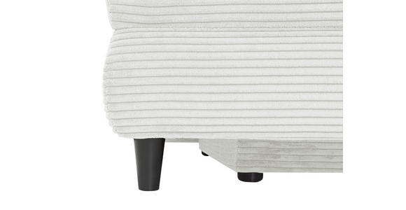 SCHLAFSOFA Cord Naturfarben Rückenkissen, Armlehnenkissen, Bettkasten, Schlaffunktion, Rücken echt, Liegefläche im Originalstoff  - Schwarz/Naturfarben, KONVENTIONELL, Holz/Textil (196/96/103cm) - Carryhome