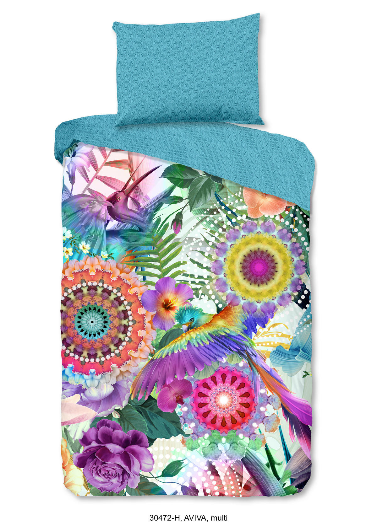 BETTWÄSCHE HIP Satin  - Multicolor, Trend, Textil (140/200cm)