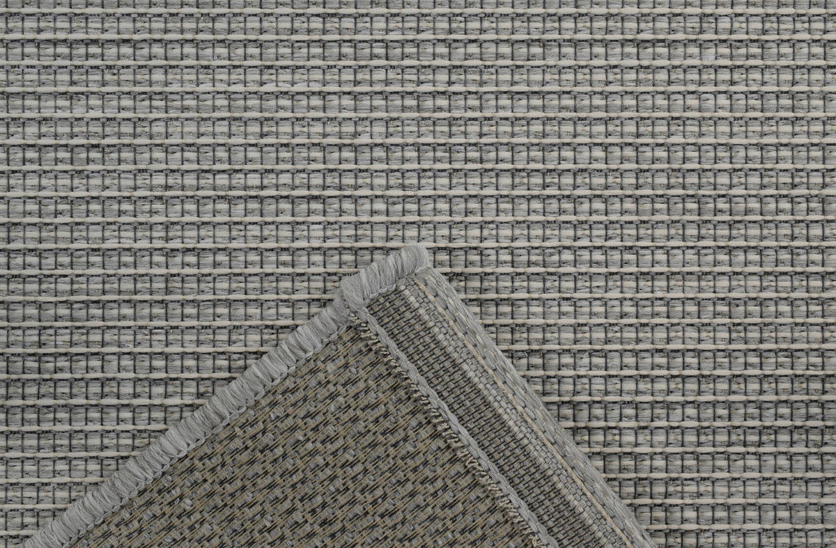 OUTDOORTEPPICH  für Terrasse und Balkon 120/170 cm Amalfi Grau  - Grau, KONVENTIONELL, Textil (120/170cm) - Novel
