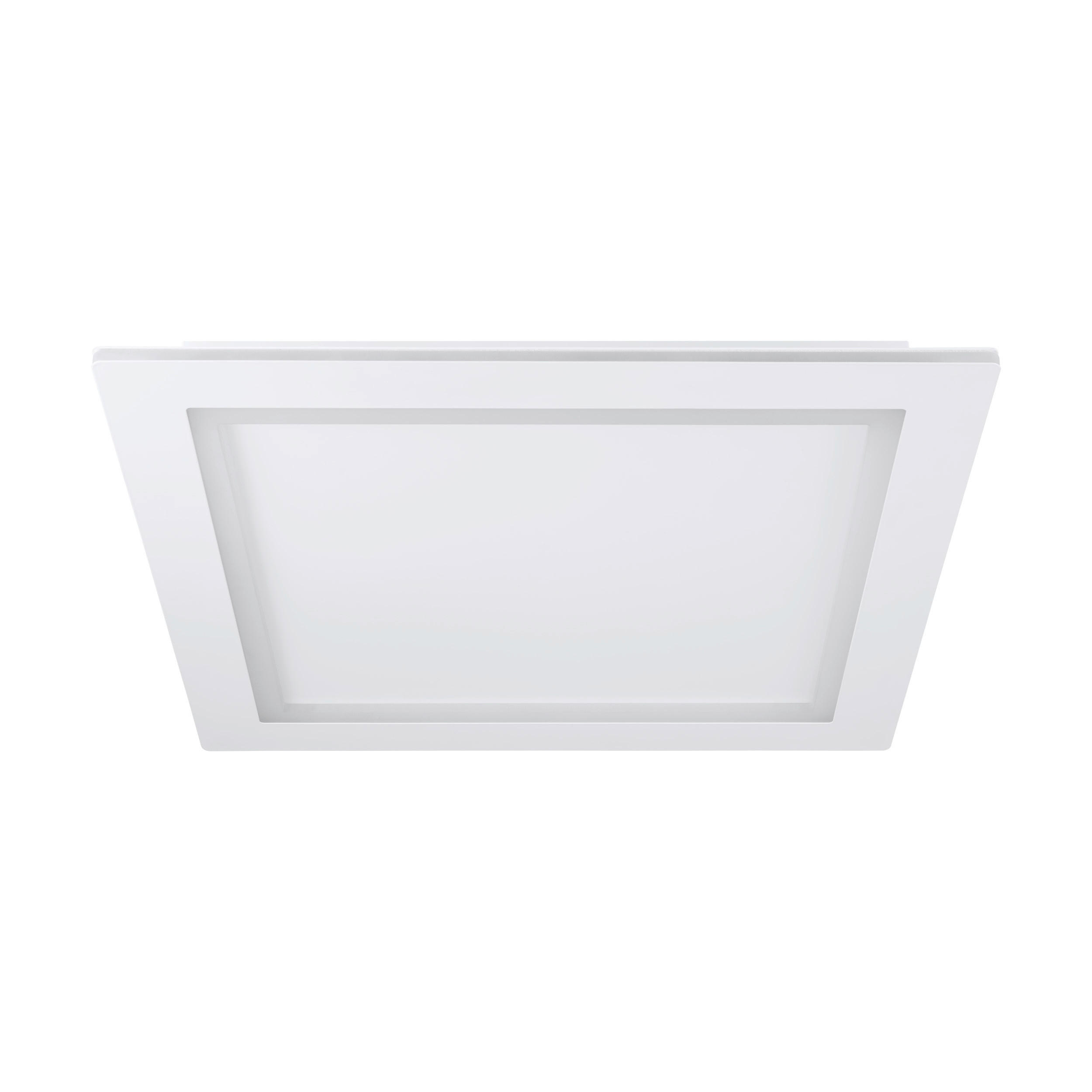 LED-DECKENLEUCHTE 35,5 W     - Weiss, Basics, Kunststoff/Metall (59,5/59,5cm) - Eglo