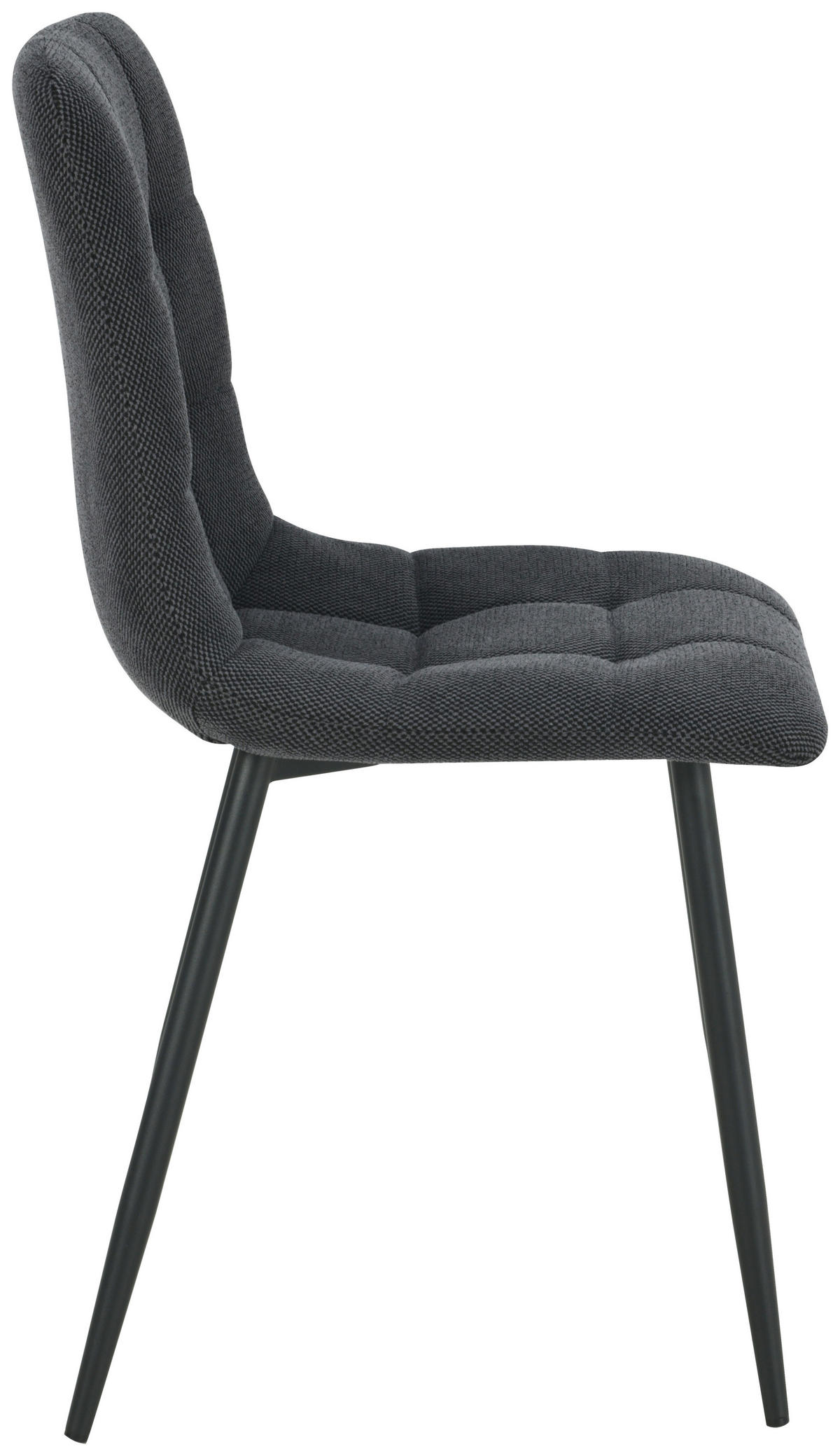 VIERFUßSTUHL - Schwarz, KONVENTIONELL, Holz/Textil (45/88/55cm) - P & B