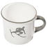 KAFFEEBECHER 240 ml - Weiß/Grau, LIFESTYLE, Keramik (12/7,8/9,2cm) - Gmundner KAFFEEBECHER 240 ml - Weiß/Grau, LIFESTYLE, Keramik (12/7,8/9,2cm) - Gmundner