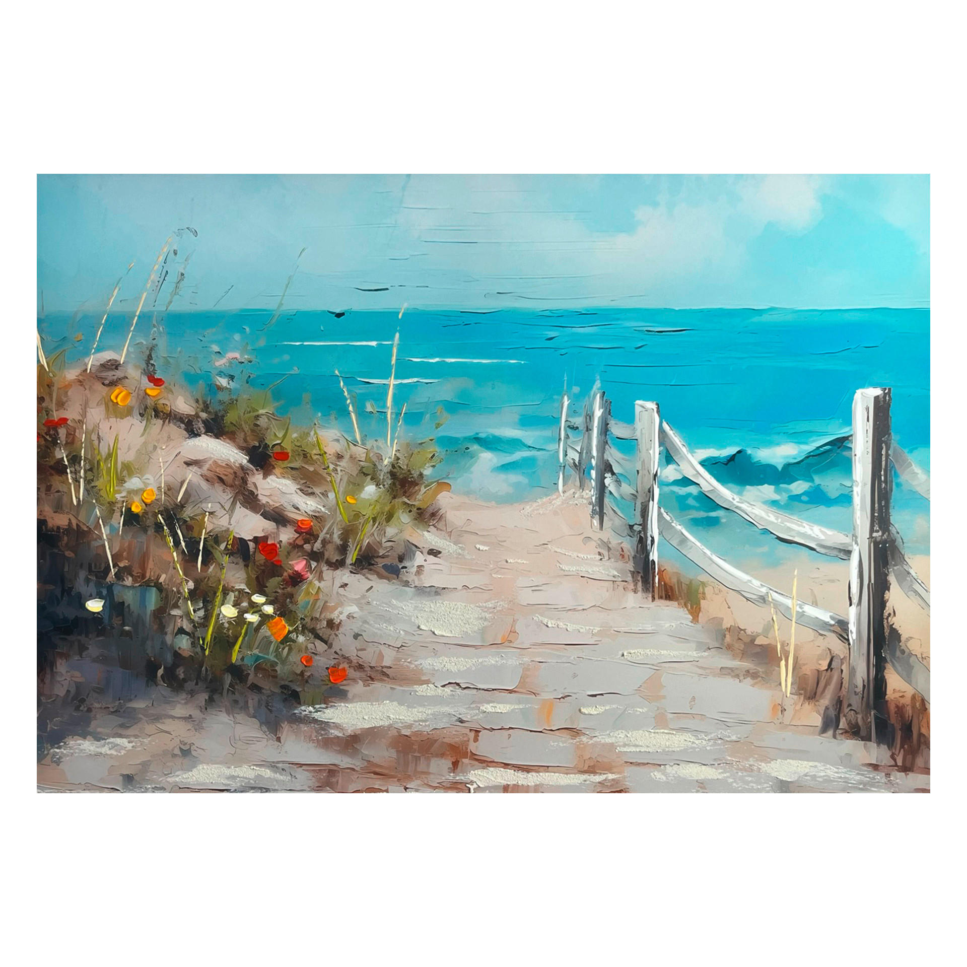 Monee OLEJOMAĽBA, pláž a more, 100/70 cm