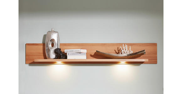 WANDBOARD 160/25/21,6 cm - Kernbuche, KONVENTIONELL, Holzwerkstoff (160/25/21,6cm) - Voleo