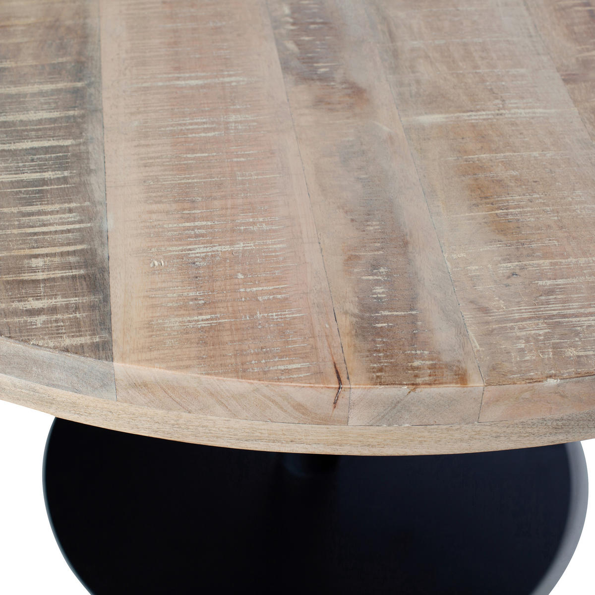 TISCHPLATTE Mangoholz Naturfarben  - Naturfarben, MODERN, Holz (120/120/5,5cm) - Livetastic