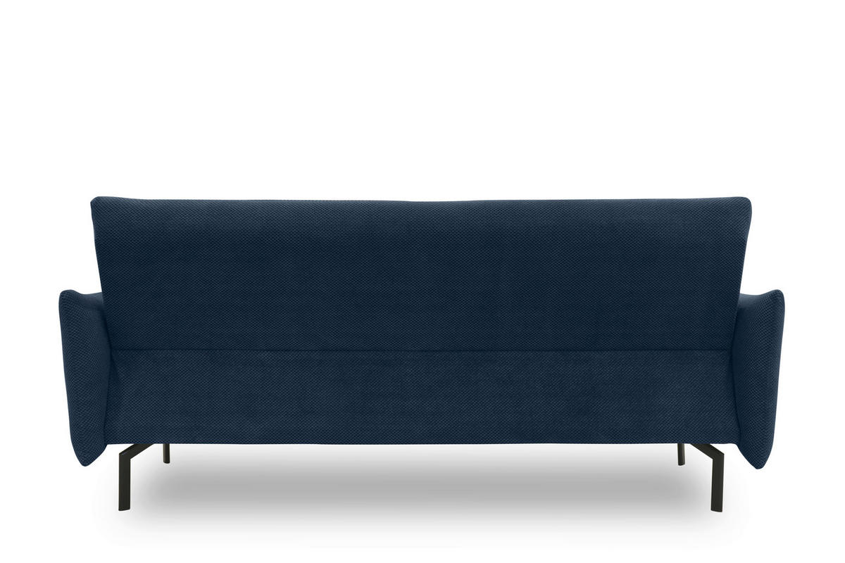 SCHLAFSOFA in Mikrofaser Blau  - Blau/Schwarz, Design, Textil/Metall (234/102/95cm) - MID.YOU