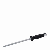 WETZSTAHL Spitzenklasse Plus   - Schwarz, Design, Kunststoff (36cm) - WMF