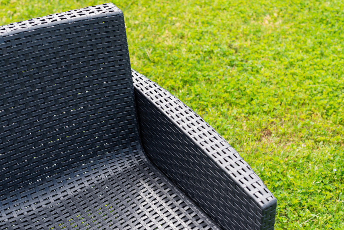 SET DE MOBILIER PENTRU BALCON  5 piese  - antracit/gri, Modern, plastic